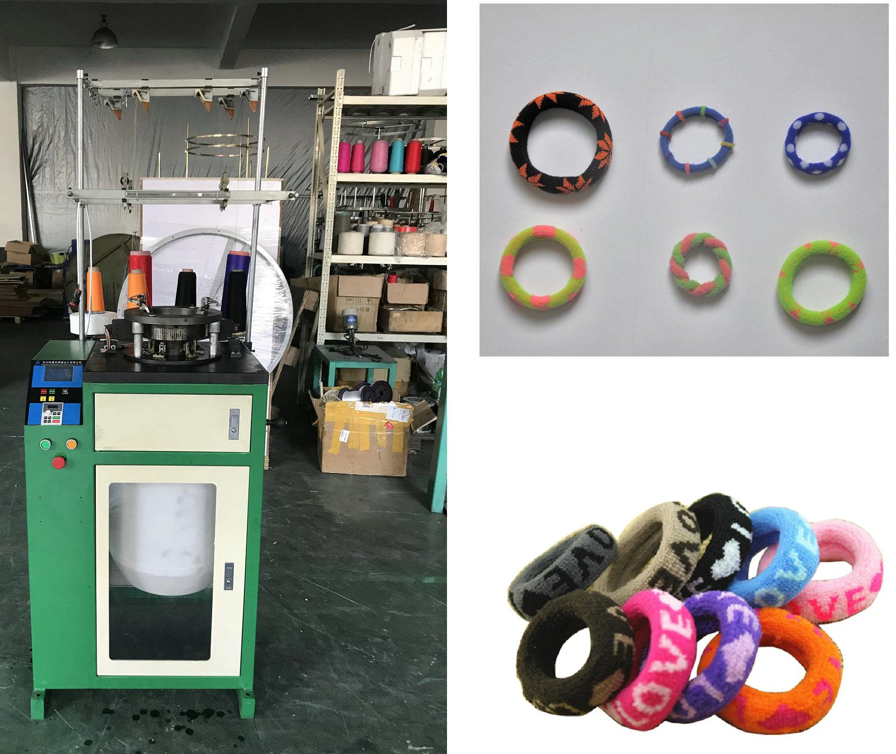 Haarband breimachine